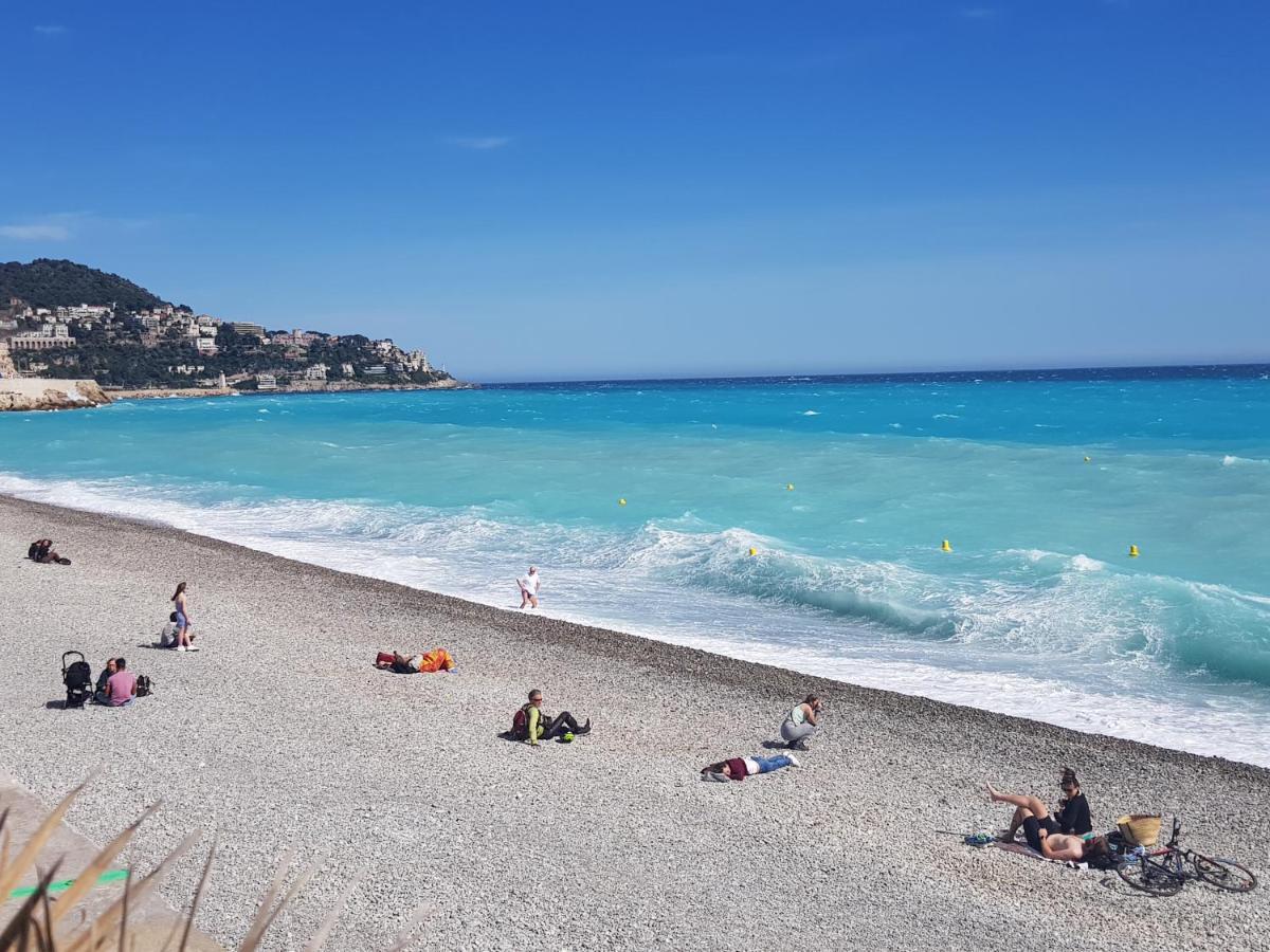 Parvis De La Mer, 50M De La Plage Nice Bagian luar foto